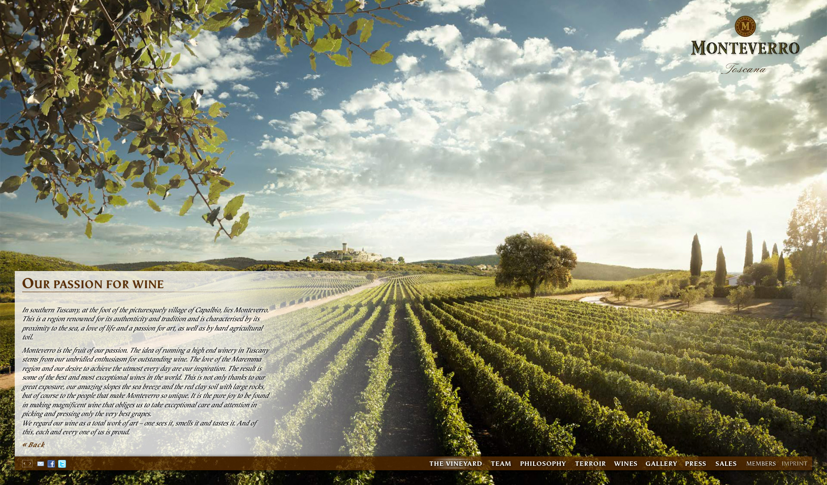 Monteverro - Website